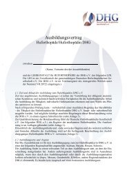 Ausbildungsvertrag Schweiz - Deutsche HuforthopÃ¤dische ...