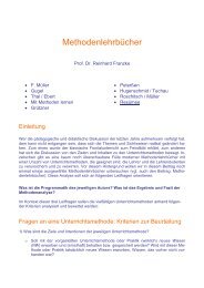 MethodenlehrbÃ¼cher - Didaktikreport