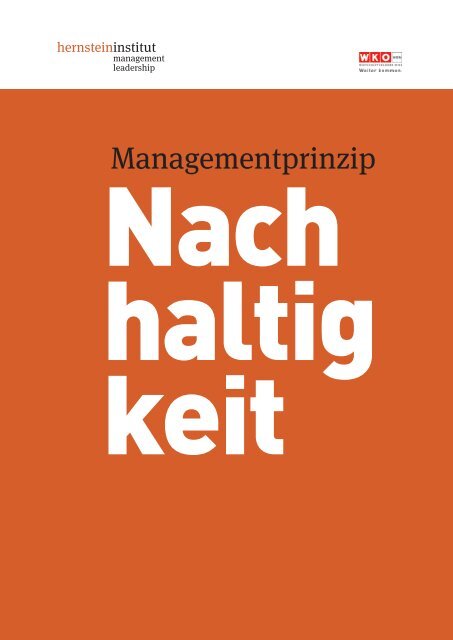 Programm downloaden - Hernstein Institut für Management und ...