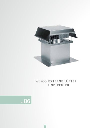 WESCO EXTERNE LÃƒÂœFTER UND REGLER