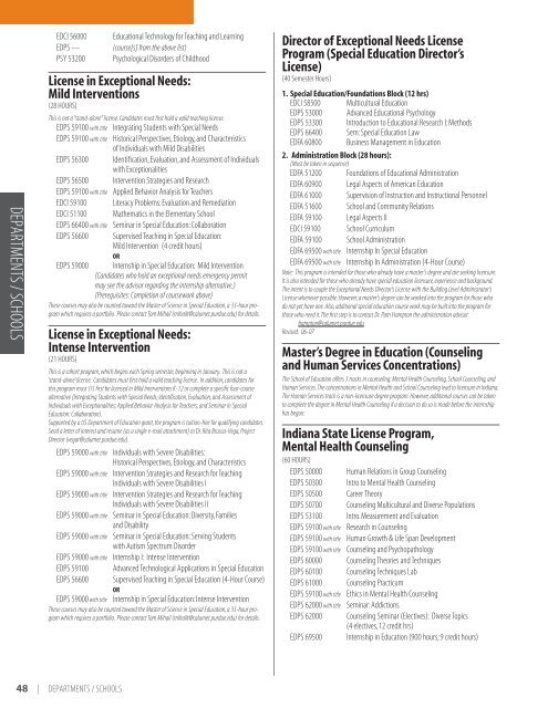 Academic Catalog 2010-2011 (Complete pdf file) - Purdue ...