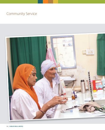 Community Service - Dabur India Limited