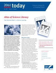 Atlas of Science Literacy - Project 2061
