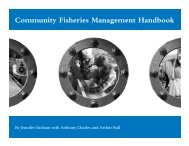 Community Fisheries Management Handbook - Saint Mary's University