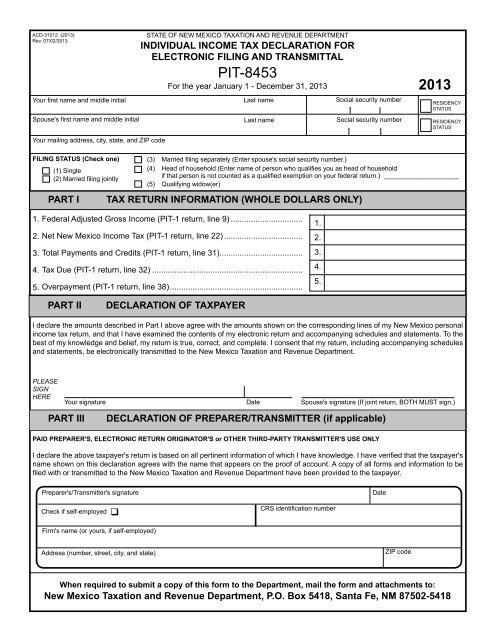 new-mexico-gross-receipts-tax-form-sweeping-binnacle-picture-archive