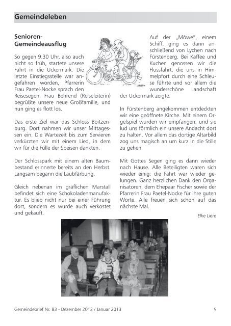 Ausgabe 83 Dezember 2012 - Januar 2013 - Heilig-Geist ...