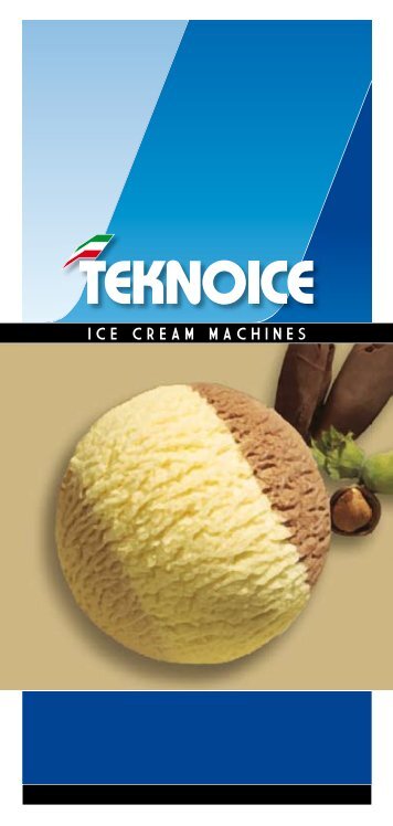 ICE CREAM MACHINES - Tekno-Ar