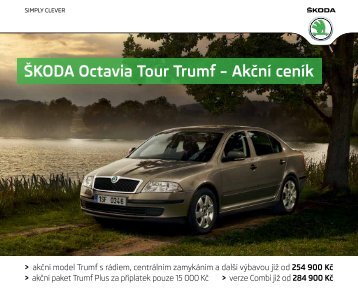 Ã…Â KODA Octavia Tour Trumf Ã¢Â€Â“ AkÃ„ÂnÃƒÂ­ cenÃƒÂ­k - Auto Jarov