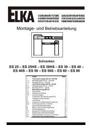 Schrankenanlagen ES25-80 - Electro Automation GmbH