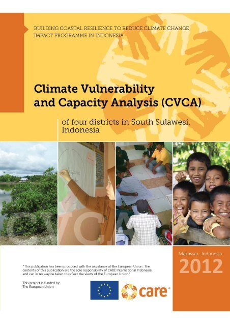 Climate vulnerability capacity analysis in four regions of Indonesia