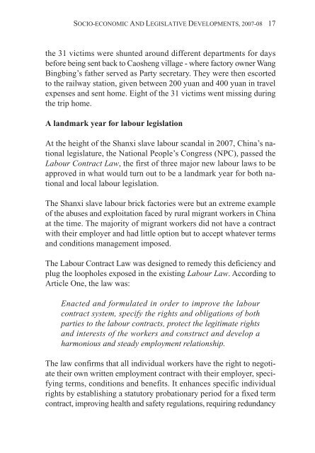 The Workers' Movement in China - China Labour Bulletin