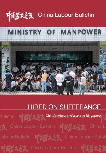 hired on sufferanCe - China Labour Bulletin