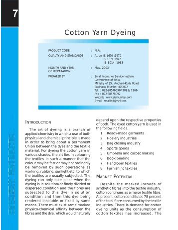 Cotton Yarn Dyeing - smallB