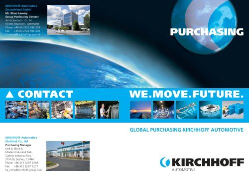Global Purchasing KIRCHHOFF Automotive