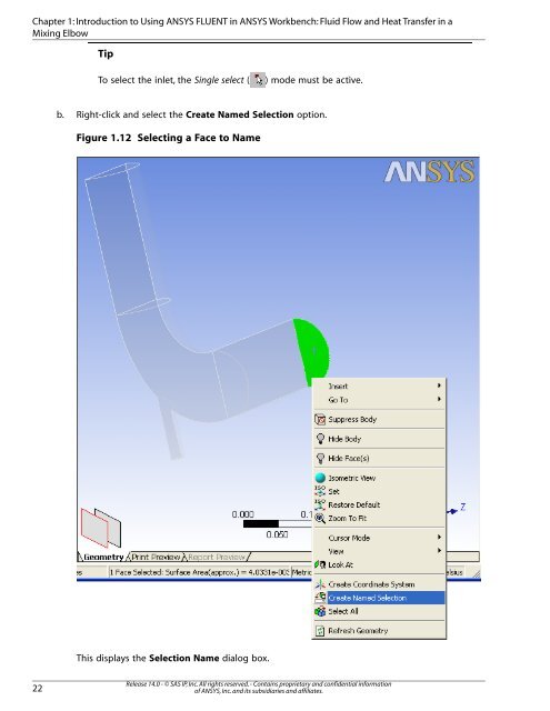 ANSYS FLUENT Tutorial Guide