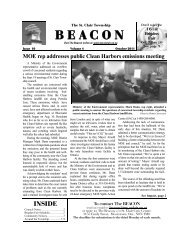 Beacon pages October 2011 - The Township of St. Clair