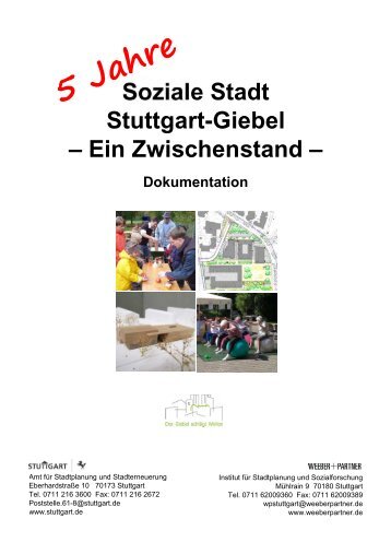 Doku 5 Jahre Soziale Stadt (November 2012) - Stuttgart-Giebel ...
