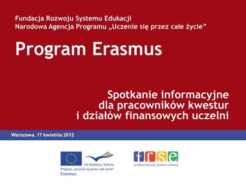 Rodzaje kontroli - Erasmus