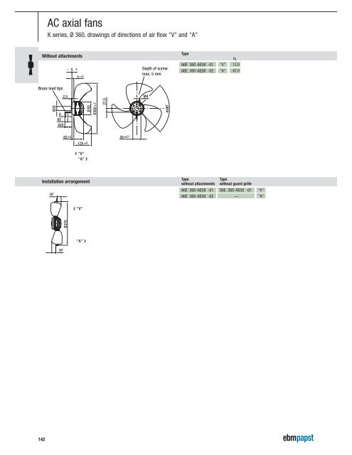 Axial fans