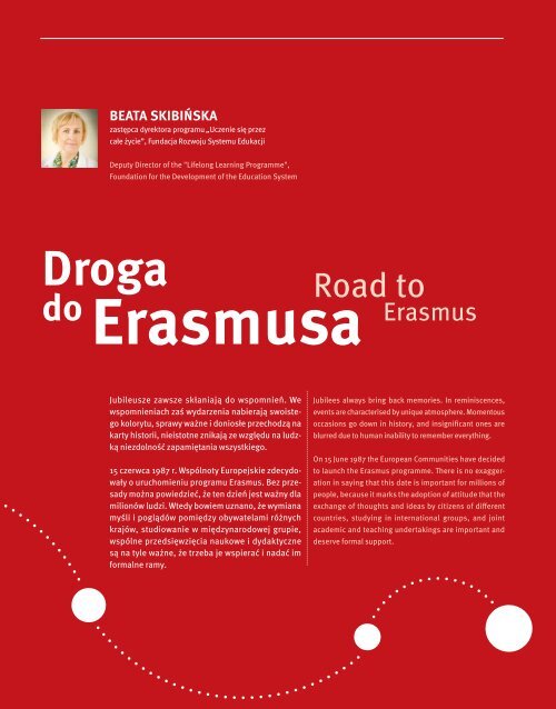Erasmus w Polsce, Polska w Erasmusie. Publikacja wydana z okazji ...