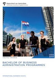 Download brochure - Hogeschool van Amsterdam