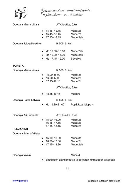 Oppilaan opas lukuvuodelle 2012-2013 - Porvoo