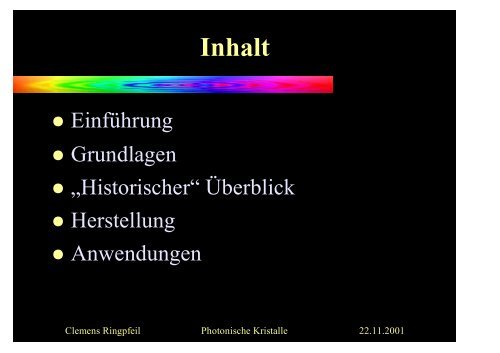 Photonische Kristalle