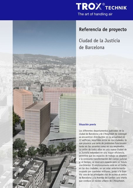 Referencia de proyecto Ciudad de la Justicia de Barcelona - Trox