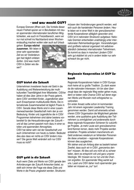 Ausgabe 2/2006 (PDF 8MB) - CISV