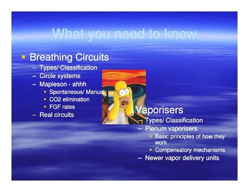 Breathing Circuits and Vaporizers Breathing Circuits ... - KSS Deanery