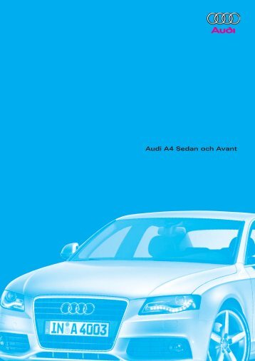 Audi A4 Sedan och Avant - H-kan.se