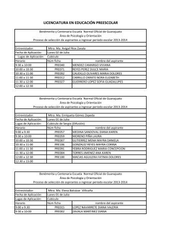 LICENCIATURA EN EDUCACIÃN PREESCOLAR