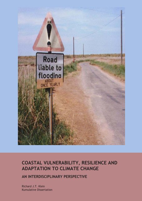 Coastal vulnerability, resilience and adaptation to ... - OceanDocs