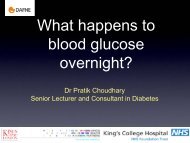 What happens to blood glucose overnight - Dr Pratik ... - Dafne