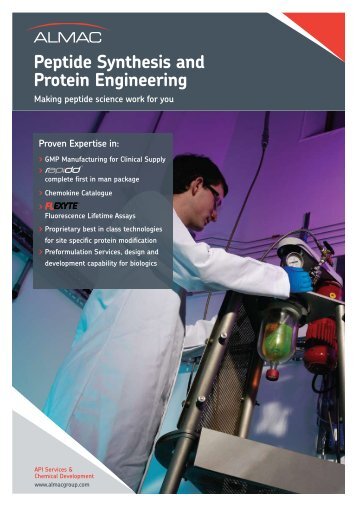 Peptide Synthesis and Protein Engineering - Almac