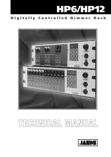 HP6 & HP12 Technical Manual - Jands