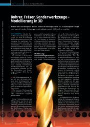 Bohrer, Fräser, Sonderwerkzeuge – Modellierung in 3D