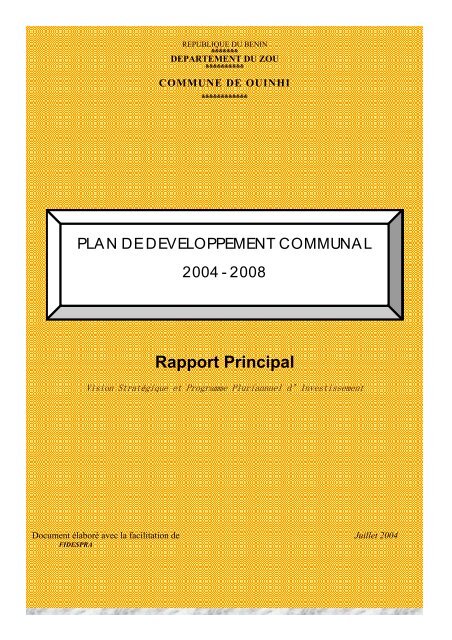 rapport principal rapport principal association nationale des