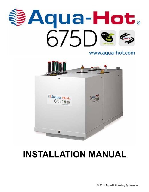 INSTALLATION MANUAL - Aqua-Hot