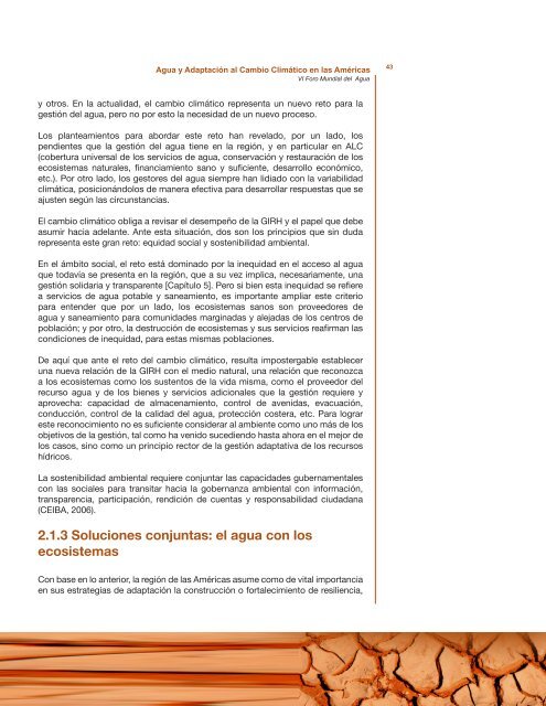 Agua y AdaptaciÃ³n al Cambio ClimÃ¡tico en las ... - ONU-HÃ¡bitat