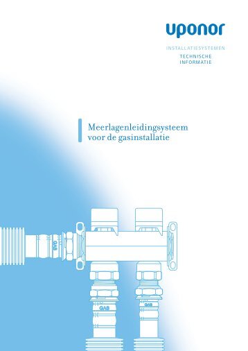 Uponor MLC-G Meerlagenleidingsysteem voor gasinstallaties