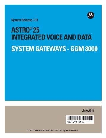 System Gateways - GGM 8000 - NSW Rural Fire Service