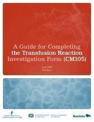 A Guide for Completing the Transfusion Reaction Investigation Form ...