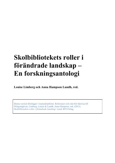 Skolbibliotekets%20roller%20slutrapport%202013