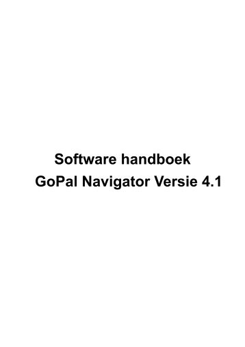 Software handboek - GPStar