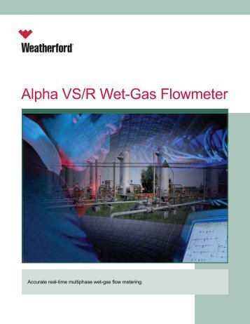 Alpha VS/R Wet-Gas Flowmeter