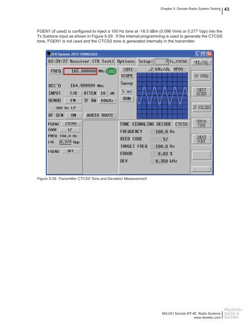 MT-4E Analog and P25 Digital Radio Systems - Daniels Electronics