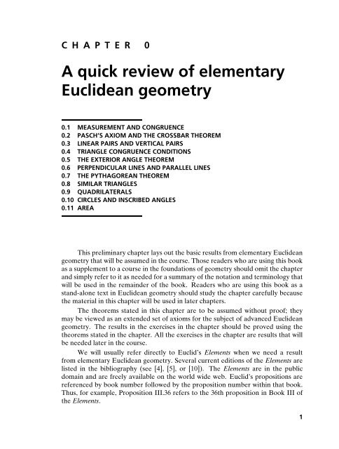 Chapter 0 Math Book Chapter 0