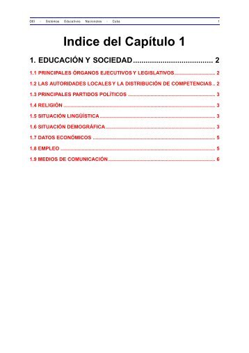 1. EducaciÃ³n y Sociedad - OEI