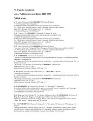 Claudio Lombardo Publications - OECI